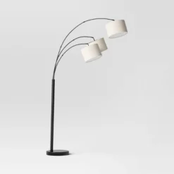 Avenal 3-Head Shaded Arc Floor Lamp Black - Threshold™ -LumaHome GUEST fe123fcf 6ac6 48b7 bb18 feb836d7775f